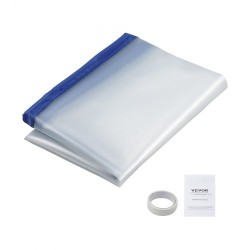 Pölysulkuseinä polyeteenistä oviaukkoon 2,3×1,2 m magneettisella aukolla