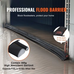 Tulvapadot ei-kudottua kangasta 3060 x 155 mm 8 kpl ovien suojaukseen