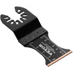 Värähtelevän monitoimityökalun titaanikarbidi-terässeosiset 3 kpl terät yleispikakiinnitys kovalle materiaalille metallille ja