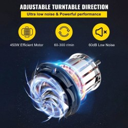 Savenvalantapyörä sähköinen 35 cm alumiinipyöröpöytä irrotettava allas jalkapoljin