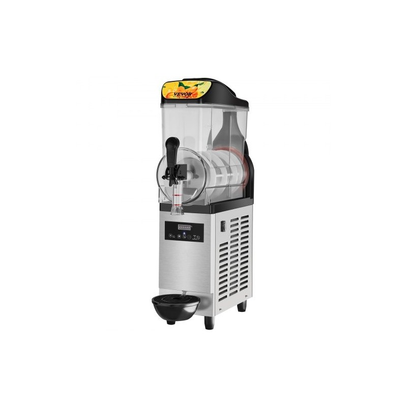 Yksialtainen slush-kone 12 l ruostumatonta terästä ja PC-muovia 220V