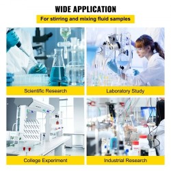 Magneettinen kuumalevysekoitin keraamisella pinnalla 2 litraa 200–2000 kierrosta laboratorioon