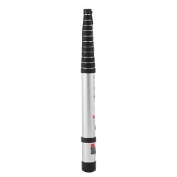 Teleskooppitikas alumiinirunkoinen 5 0 m 170 kg kantavuus monipainikejärjestelmällä liukuestejaloilla