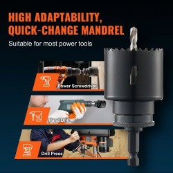 Reikäsahasarja bimetalli M42 11 kpl koot noin 3/4–3 puu rauta muovi säilytyslaukku