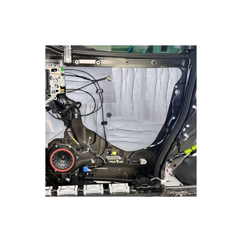 Auton äänieristysmatto itsekiinnittyvä vaahto ja alumiinifolio 1,52 neliömetriä