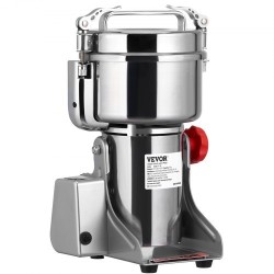 Sähköinen maustemylly 2500 grammaa ruostumaton teräs kääntyvä runko digitaalinen ajastin