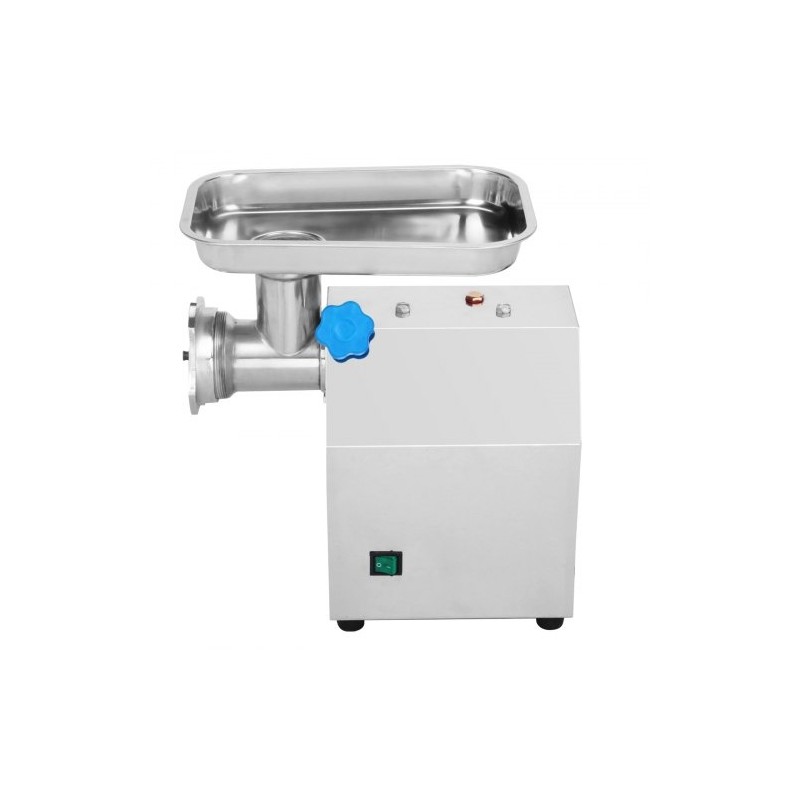 Lihamylly sähköinen 850W ruostumaton teräs galvanoitu hiiliteräsrunko 122 kg tunnissa ammattikäyttöön