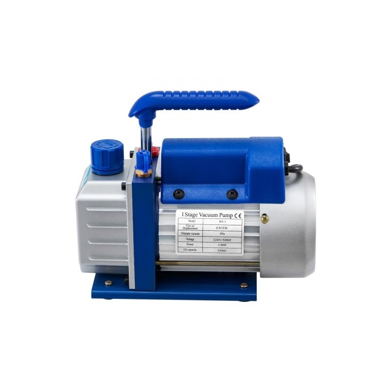 Tyhjiöpumppu 2,5CFM 1/4HP yksivaiheinen 220V 50Hz kylmäaine- ja ilmastointihuoltoon