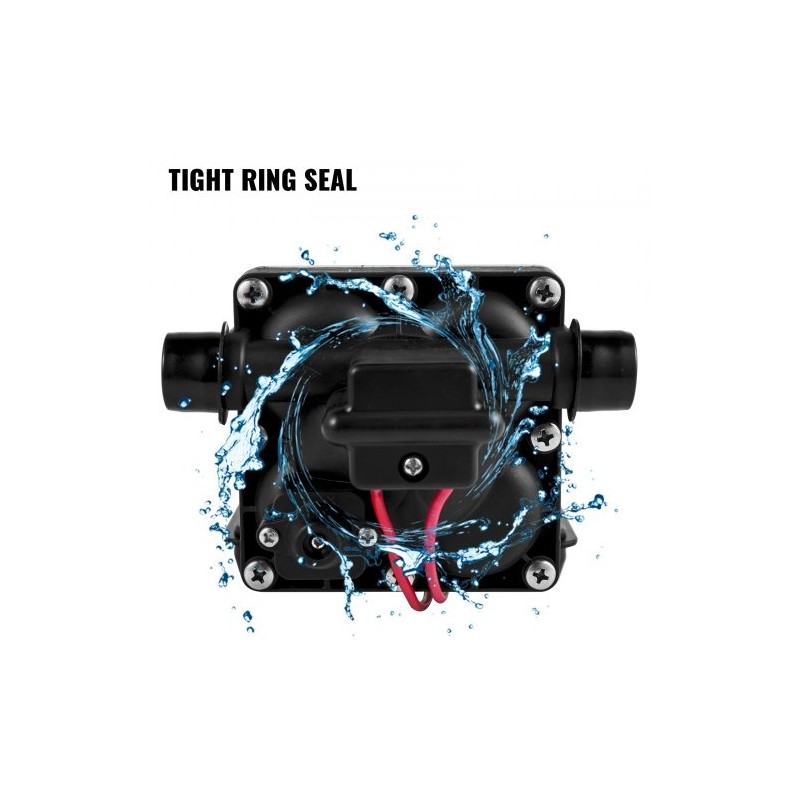 Kalvopumppu 12 voltin itseimevä polypropeenirungolla 15 litraa minuutissa 3,8 bar