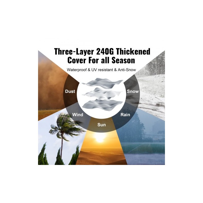 Varastoteltta sinkityllä teräsrungolla polyeteenipinnoitetulla kankaalla vetoketjuovella 305x305x259 cm