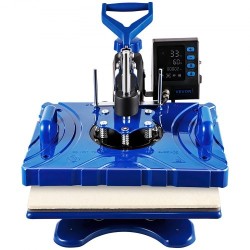 Lämpöpuristin kuusitoiminen teflonpinnoitettu 30x38 cm lämmityslevy 1000W