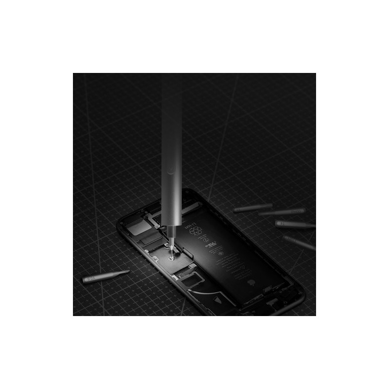 Miniruuvimeisseli 4V ladattava 24 kärkeä S2-terästä valolla 350mAh akulla