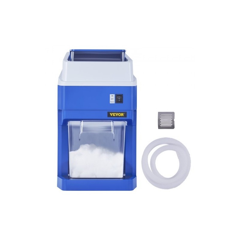 Jäämurskain sähkökäyttöinen ammattikäyttöön 120 kiloa tunnissa 650 wattia neliteräinen ruostumattomasta teräksestä