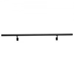 Seinäkiinnitteinen alumiinikaide portaisiin alumiiniseos 1524 mm 199,6 kg kantavuus musta asennussarja