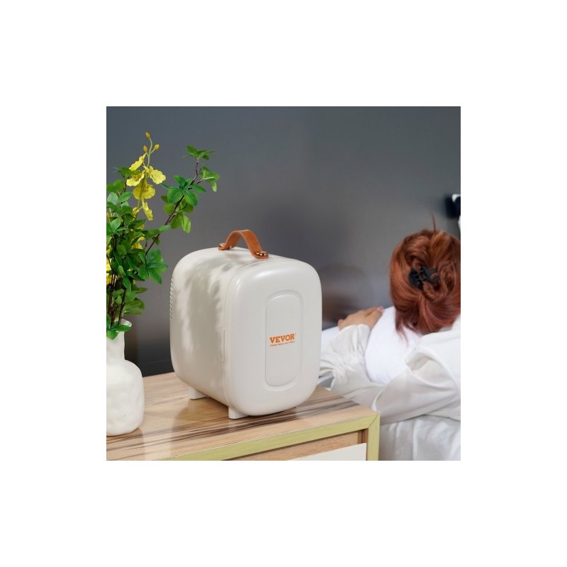 Minijääkaappi 4 L 6 purkkia alumiinisisävuoraus viilennys ja lämmitys USB ja verkkovirtainen