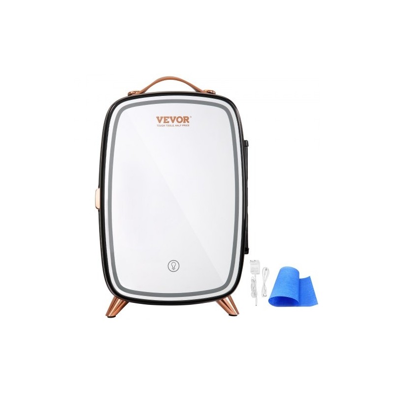 Pieni jääkaappi kuuden litran kahdeksalle tölkille termoelektrinen jäähdytys ja lämmitys