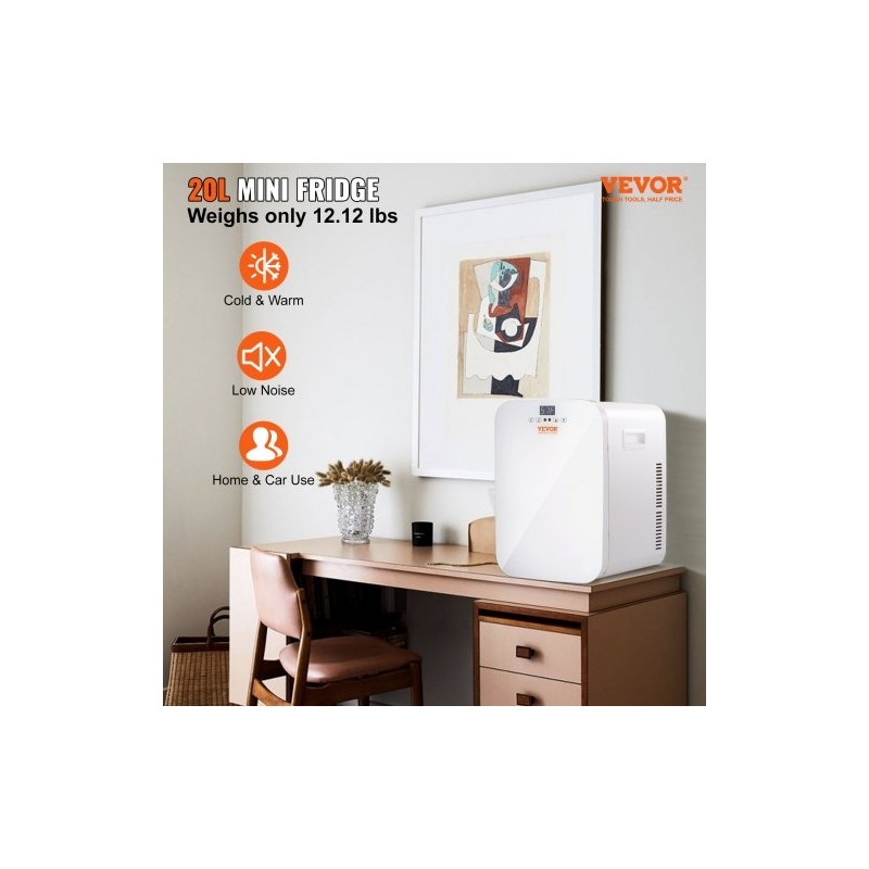 Minijääkaappi 20 l 22 tölkkiä viilennys ja lämmitys 12V verkkovirralla