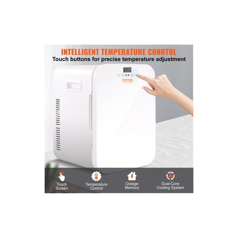 Minijääkaappi 20 l 22 tölkkiä viilennys ja lämmitys 12V verkkovirralla