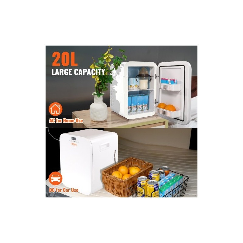 Minijääkaappi 20 l 22 tölkkiä viilennys ja lämmitys 12V verkkovirralla