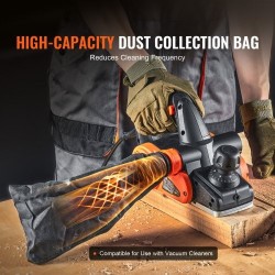 Sähköinen käsihöylä 8,25 cm höyläysleveys 2 mm maksimisyvyys alumiinipohja