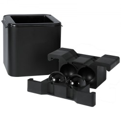 Jääpallomuotti silikoninen 4 kappaletta halkaisija 6 cm kirkkaat jääpallot säilytyspussi jääpihdit