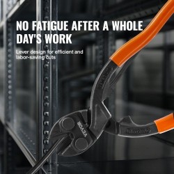 Pulttisakset kahdeksan tuumaa seosteräksiset leuat kumipinnoitettu kahva