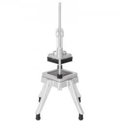 Vihannesleikkuri ammattikäyttöön 1 cm kuutioihin alumiiniseosrunko 304 ruostumaton teräs