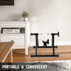 Magneettinen pyörätraineri teräsrunko kokoontaitettava kahdeksanportainen vastus sopii 26–29 tuuman renkaisiin