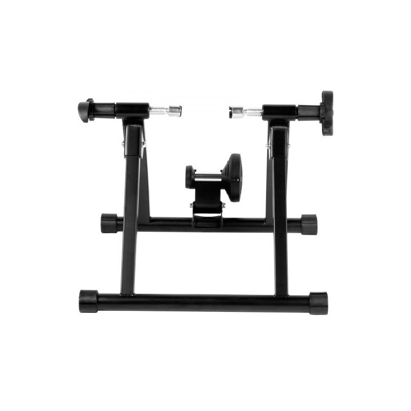 Magneettinen pyörätraineri teräsrunko kokoontaitettava kahdeksanportainen vastus sopii 26–29 tuuman renkaisiin