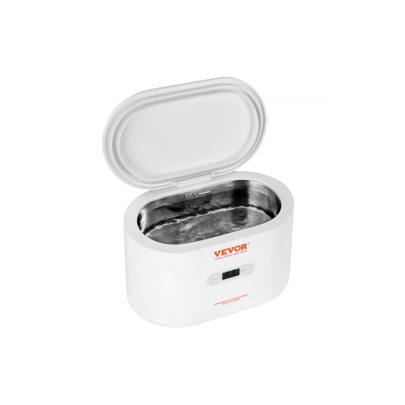 Ultraäänipesuri 625 ml kosketusohjauksella kompakti korujen silmälasien ja kellojen puhdistukseen