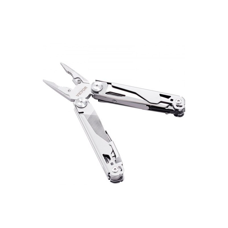 17-in-1-monitoimityökalu 440A-ruostumattomasta teräksestä automaattisella lukolla kotelo ja taskuklipsi