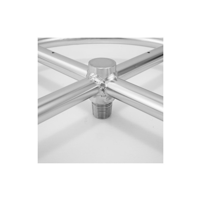 Pyöreä upotettava tulipesäallas 24 tuumaa 304 ruostumatonta terästä propaanille ja maakaasulle