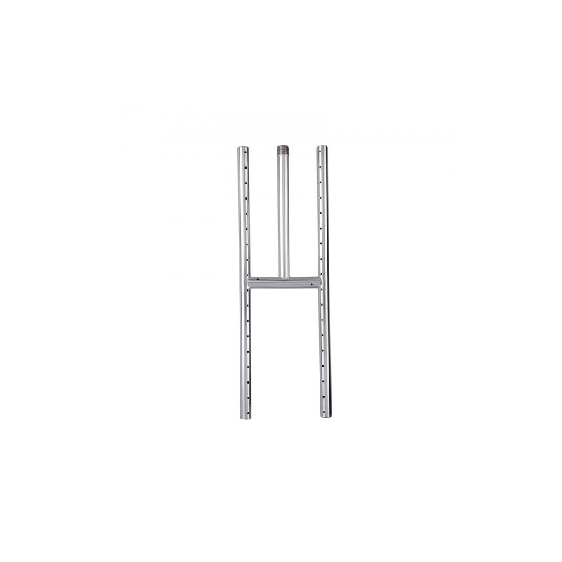 Upotettava H-muotoinen tulipesän poltinruukku SUS304 6×18 propaani ja maakaasu sisä- ja ulkokäyttöön