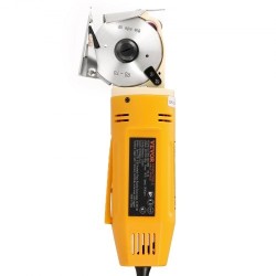 Sähköinen käsikäyttöinen kangasleikkuri 170 W 70 mm seosteräterä 25 mm leikkuupaksuus