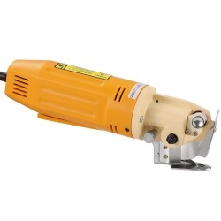 Sähköinen käsikäyttöinen kangasleikkuri 170 W 70 mm seosteräterä 25 mm leikkuupaksuus