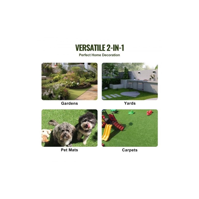 Keinonurmilaatat 9 kpl 305x305mm polypropeeni ja polyeteeni toisiinsa lukittuvat