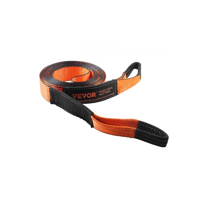 Talteenottosarja maastoajoneuvoille polyesterinen 7,6x914,4cm 13608kg 2 D-lenkkisakkelia 20000kg säilytyslaukku