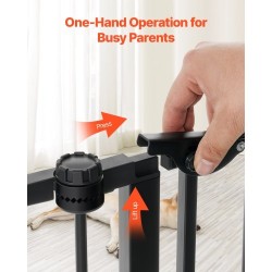 Turvaportti 8 paneelia 487 cm leveä 71 cm korkea musta taitettava