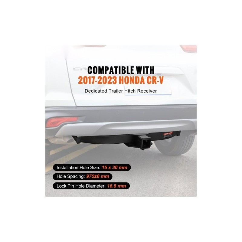 Vetokoukku luokka 3 Q455B-teräsputkirunko 2 tuuman vastaanotin Honda CR-V