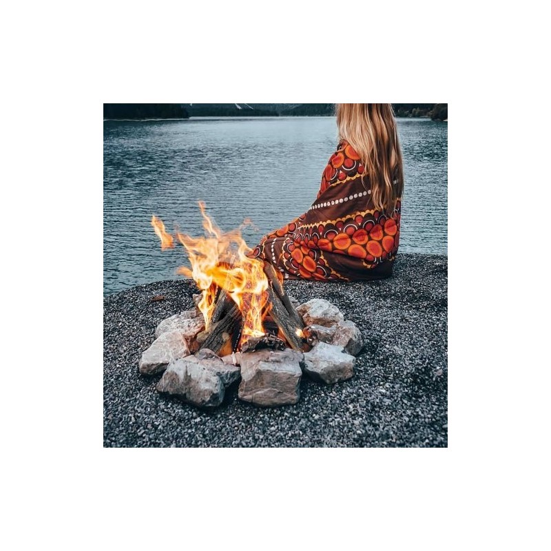 Keramiikkahalkosarja 8 kpl lämmönkestävä tammipuun ulkonäkö kaasukamiinoihin