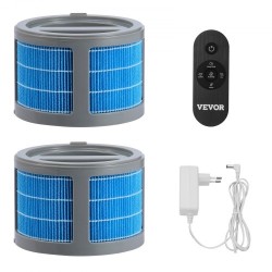 Haihdutuskostutin muovinen 10 litran säiliö suodattimella noin 25 neliömetrin tilaan