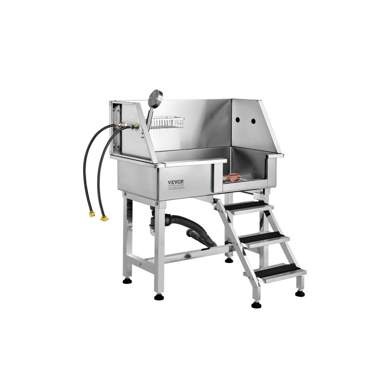 Koiran kylpyallas 304-ruostumattomasta teräksestä 864 mm sähkösäädettävä kantavuus 100 kg