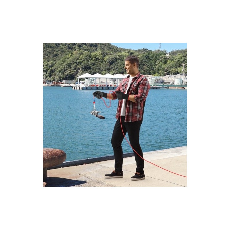 Magneettikalastuspakkaus N35-neodyymimagneetti 454 kg vetovoima kaksipuolinen sisältää köyden haavin käsineet ja silmukkapultin