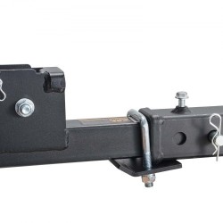 Vetokoukkuun kiinnitettävä rautainen pyörätuoli ja skootterikori 1175×680×112 mm 226,8 kg