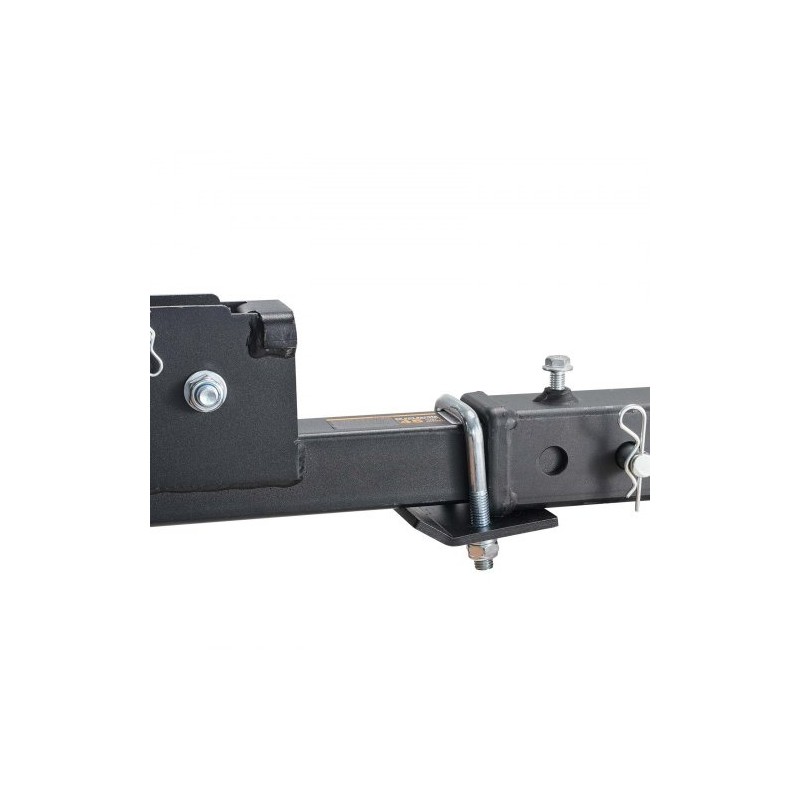 Vetokoukkuun kiinnitettävä rautainen pyörätuoli ja skootterikori 1175×680×112 mm 226,8 kg