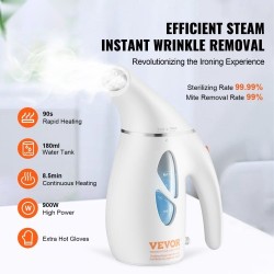 Pystymallinen käsikäyttöinen vaatehöyrystin 800 watin teho irrotettava 240 millilitran säiliö suojakäsineet