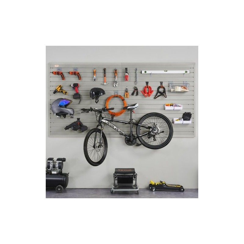 Urapaneelit WPC 8 paneelia 1220 x 310 x 17 mm harmaanruskea autotalliin