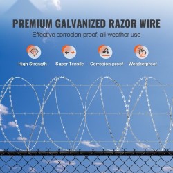 Kuumasinkitty teräs partalanka kolmekymmentä metriä kaksi rullaa kaksoiskierre aidan korotukseen