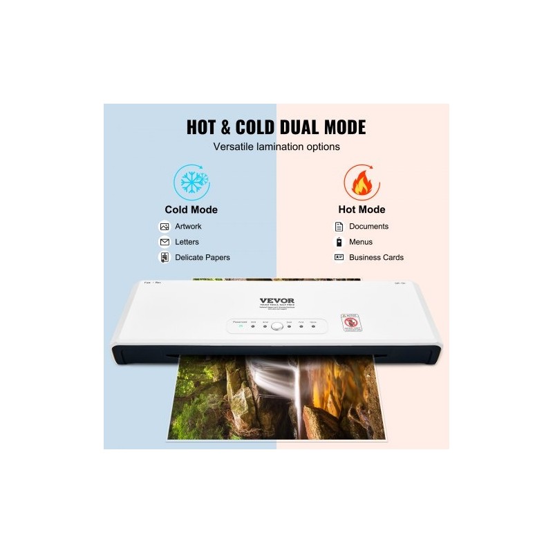 Laminointilaite kolmetoista tuuman nelirullainen kaksitoiminen kuuma ja kylmä