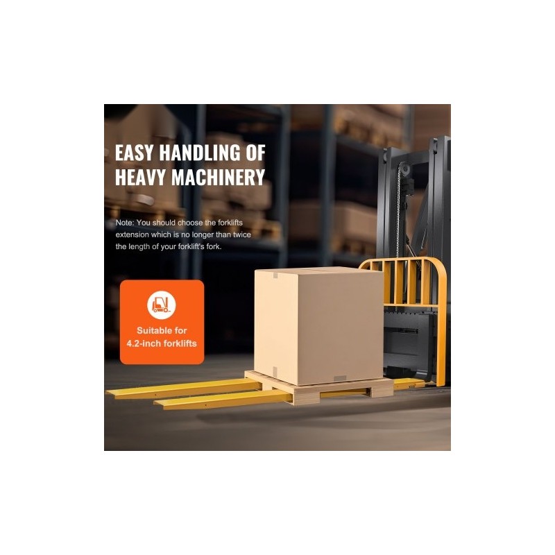 Trukkipiikin jatkeet Q235 hiiliteräs 2440 mm 125 mm leveys 1 pari